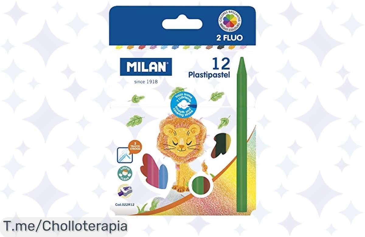 Descubre el super chollo: Caja de 12 Plastipastel redondos con 2 colores fluo que transformarán tus proyectos en éxitos. ¡No dejes pasar este ofertón limitado!