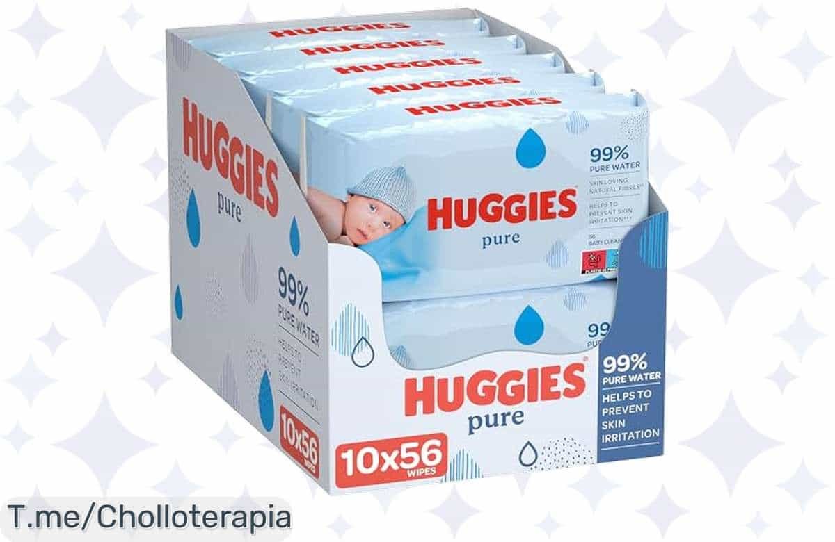 Descubre el super chollo de 10 packs de toallitas Huggies: limpieza suave y fórmula sin alcohol para cuidar a tu bebé. ¡Aprovecha este ofertón limitado y compra ya!