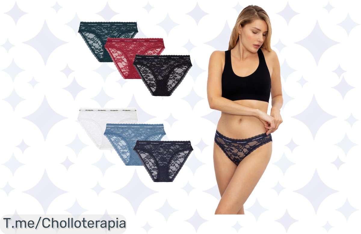 Descubre el super chollo de Don Algodon: 6 braguitas ultracomodas que abrazan tu piel con suavidad y resistencia. ¡No dejes escapar este ofertón limitado, actúa ya!