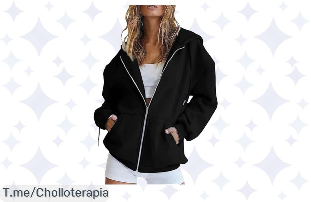 Descubre el super chollo de sudaderas con capucha para mujer a un precio de ganga; luce increíble en otoño con un 50% de descuento. ¡Compra ahora antes de que se agote!