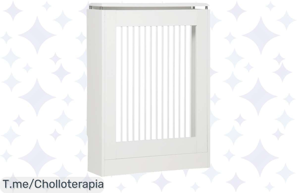 Descubre el super chollo del cubre radiador HOMCOM, un diseño moderno que embellece tu hogar y crea un ambiente acogedor. ¡No te pierdas este ofertón, compra ya antes que se agote!