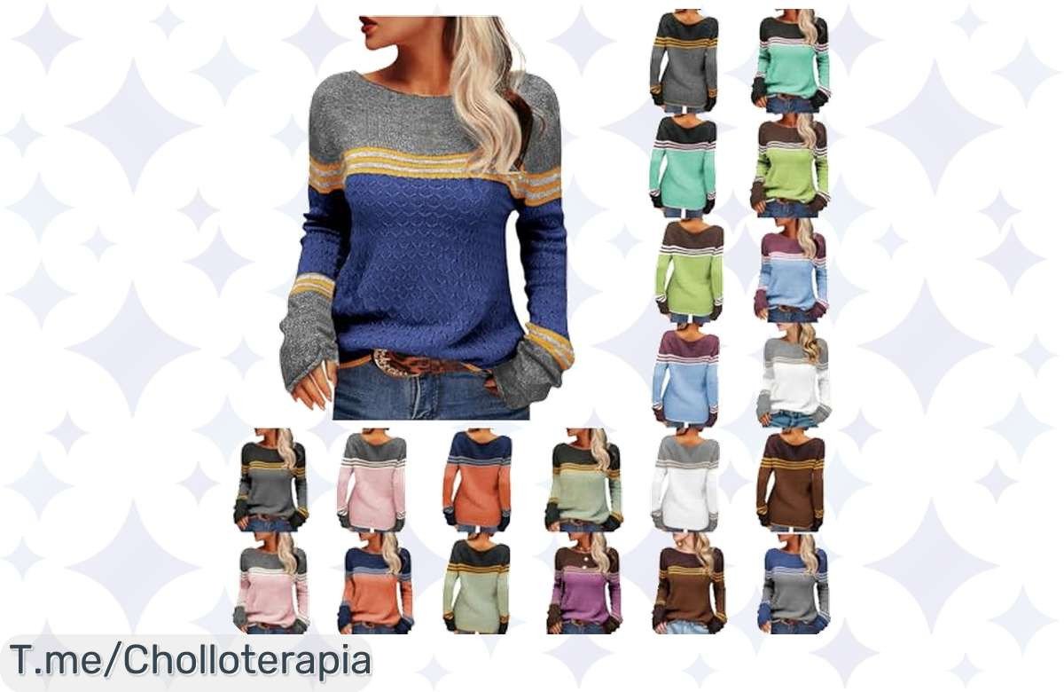 Descubre el super chollo del jersey de mujer que arrasa este invierno: estilo, comodidad y un descuentazo exclusivo. ¡No te lo pierdas, cantidades limitadas!