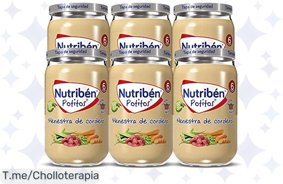 Descubre el super chollo en Nutribén Potitos de Menestra de Cordero: nutrición natural y deliciosa para tu bebé. ¡Aprovecha esta oferta limitada y cuida lo que amas!