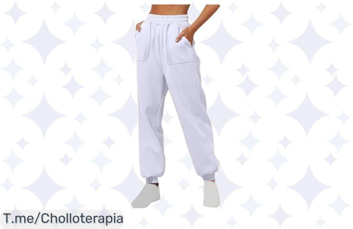 Descubre el super chollo en pantalones deportivos para mujer: estilo comfy y chic a un precio nunca visto. Aprovecha el descuento brutal, ¡compra ya antes que se agoten!