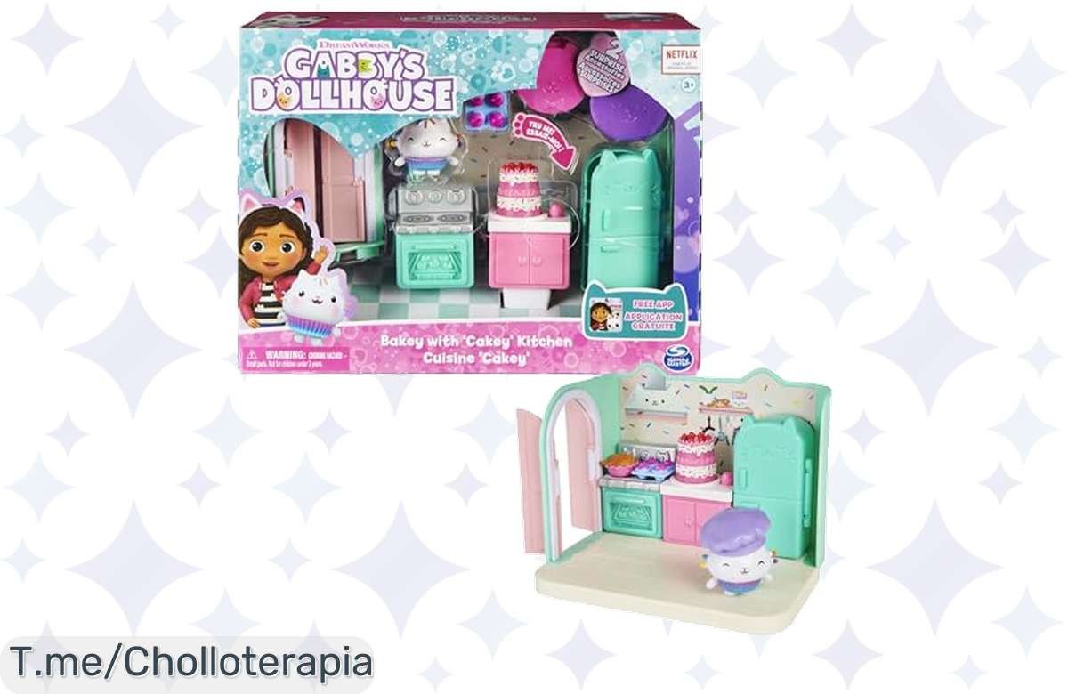 Descubre la Cocina de Muffin de Gabby, un super chollo que te permite crear y jugar sin límites. ¡No te quedes sin ella, oferta limitada! ¡Compra ahora!