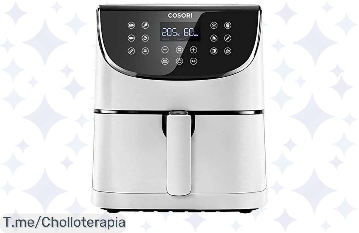 Descubre la Freidora de Aire COSORI: cocina saludable y crujiente al instante, limpieza fácil y un precio loco. ¡No dejes pasar este ofertón limitado!