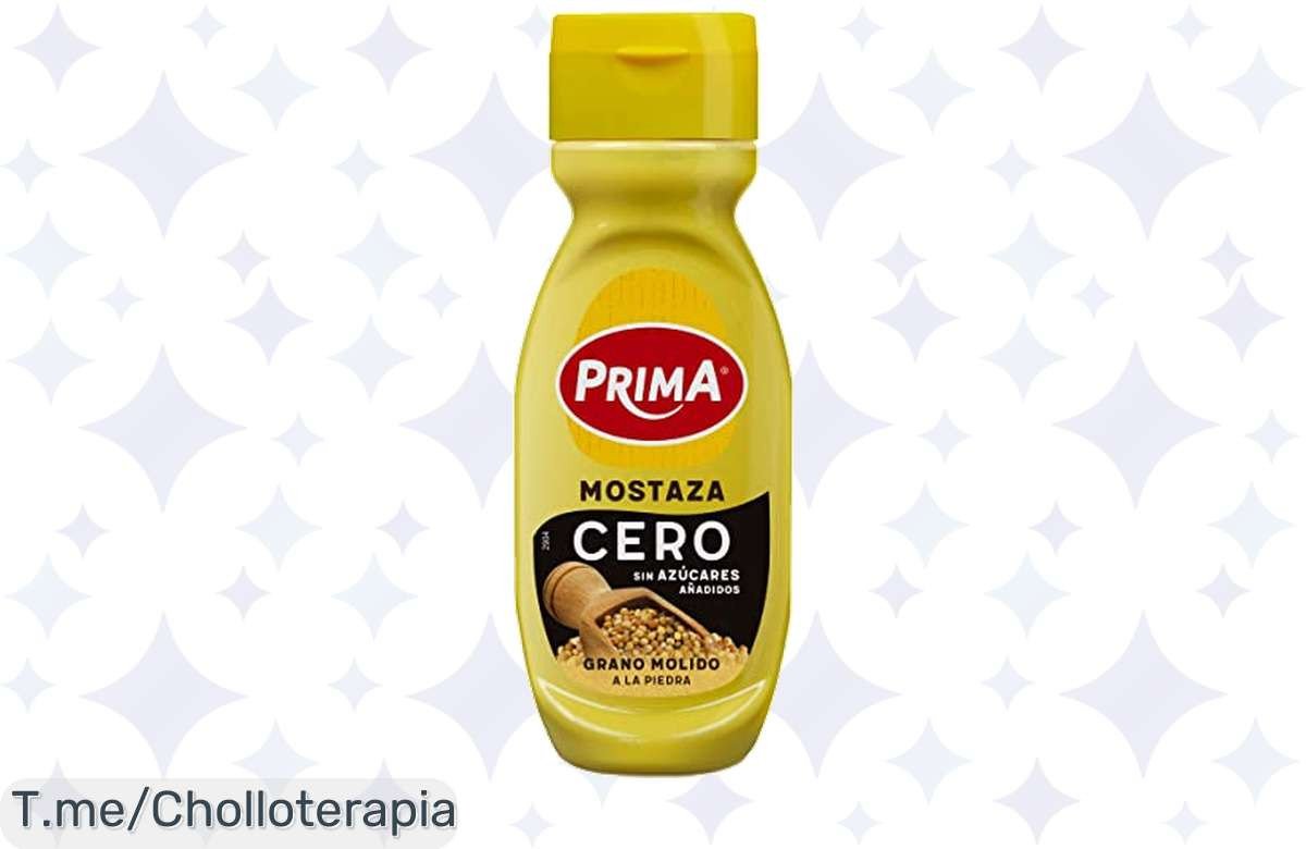 Descubre la Mostaza Prima Cero, el super chollo que realza tus comidas con sabor auténtico y natural. Oferta limitada, ¡no dejes pasar esta ganga y compra ya!