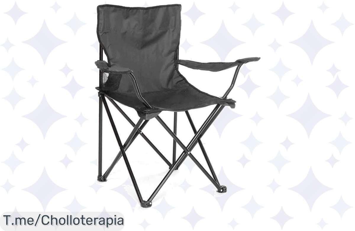 Descubre la Silla Plegable de Camping de Acero a un precio loco: comodidad impermeable y ligera para tus aventuras. ¡Oferta limitada, hazla tuya ya y conquista el aire libre!