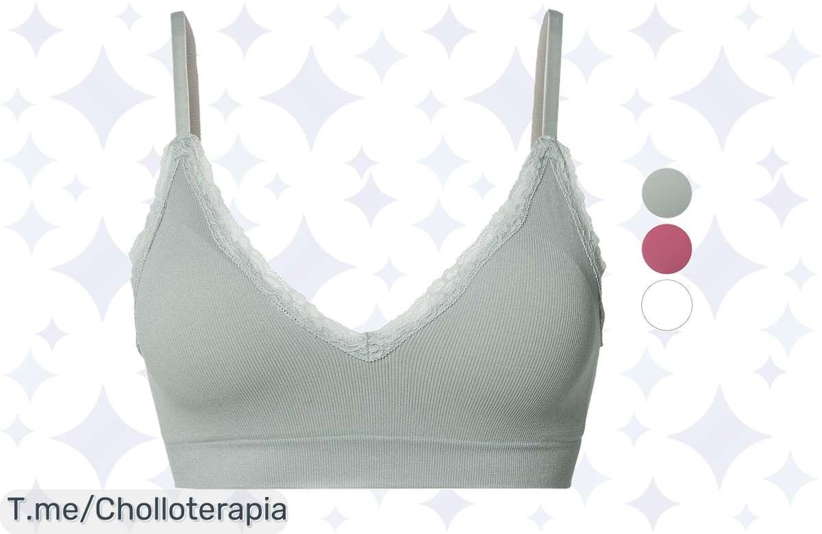 Descubre la libertad y comodidad absolutas con el sujetador sin costuras: único y exclusivo. ¡No dejes pasar este ofertón que se va volando!