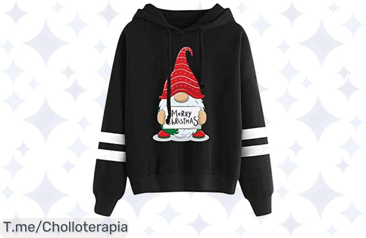 Descubre la sudadera de Navidad que todos desean: un estilo único y comodidad inigualable te espera. No dejes pasar este chollazo, ¡compra la tuya antes de que se agote!