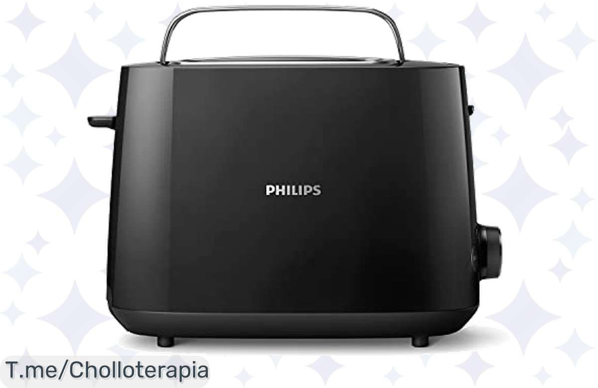 Descubre la super tostadora Philips Daily Collection con 8 opciones de tueste y limpieza fácil a un precio loco, ¡aprovecha este ofertón antes de que desaparezca!