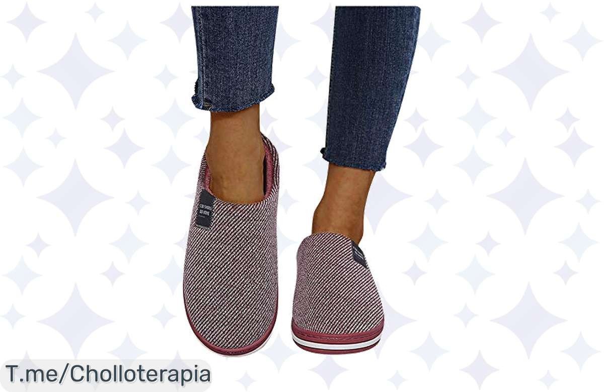 Descubre las Zapatillas de Casa Más Cómodas del Invierno a un Precio Loco, Antideslizantes y con Forro de Felpa: ¡No Pierdas Esta Oferta Única y Actúa Ya!