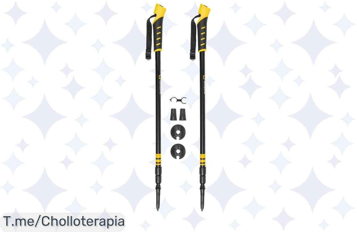 Descuento brutal: postes telescópicos de 135 cm para Nordic Walking, aprovecha ya!
