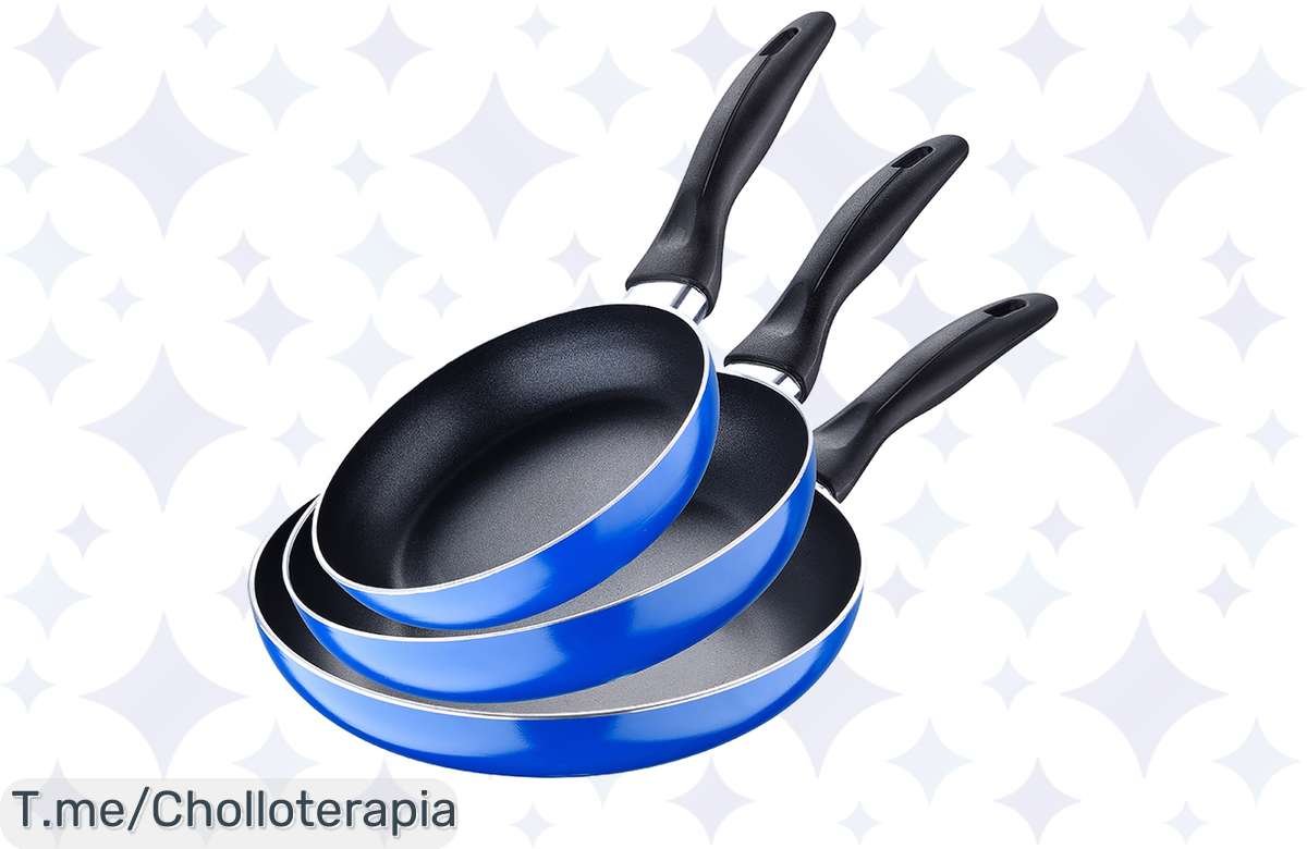 Despierta al chef que llevas dentro con las sartenes San Ignacio y disfruta de un descuento brutal, ¡aprovecha este super chollo antes de que se agote!