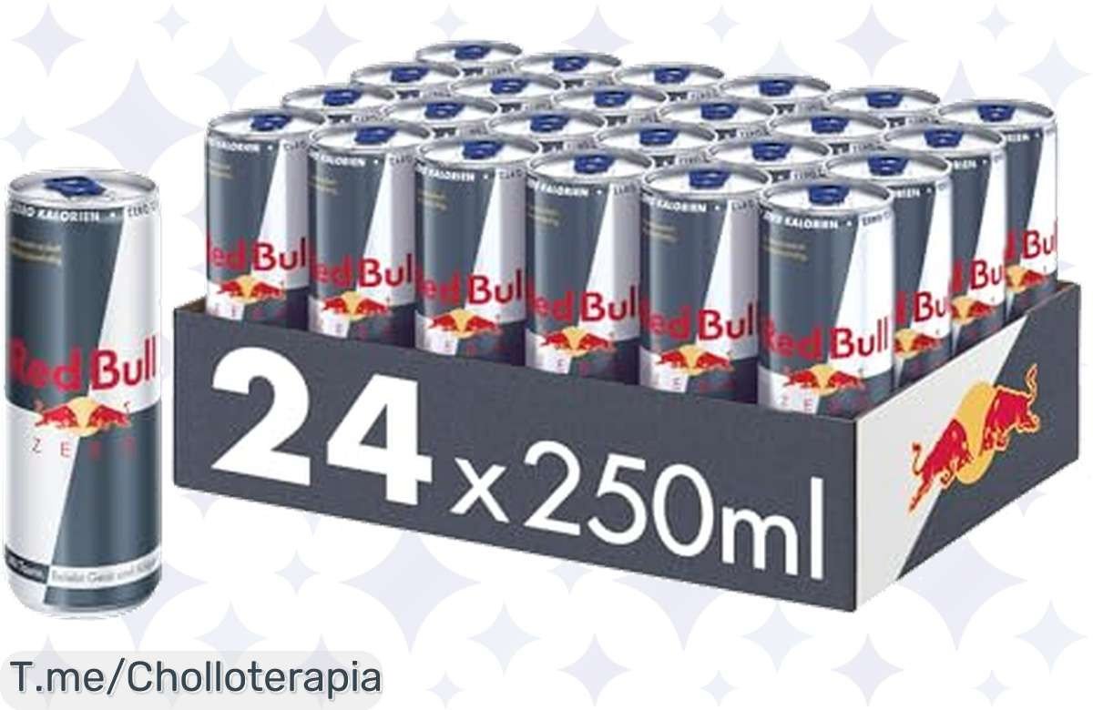 Despierta tu energía con Red Bull Zero, ¡el super chollo sin calorías que necesitas! Aprovecha este ofertón sin azúcar y haz tu pedido ya, ¡stock limitado!