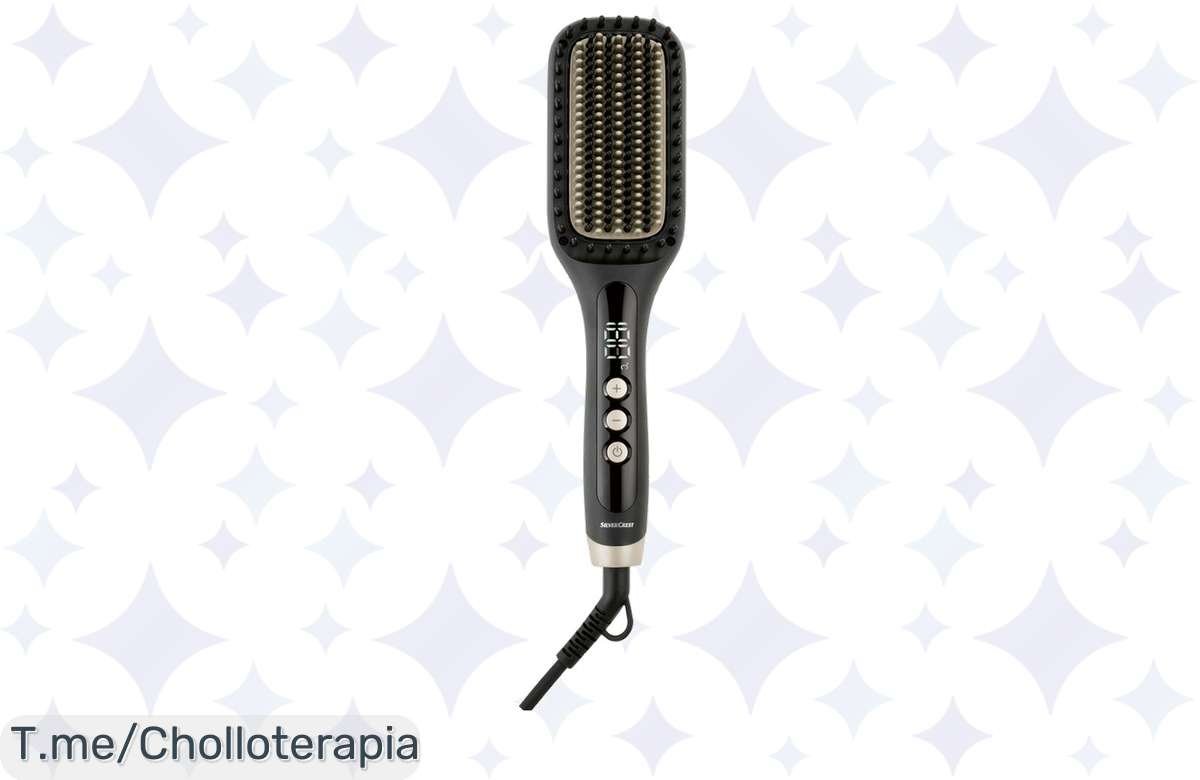 Dile adiós al frizz con el cepillo alisador más top: ¡Oferta que vuela!