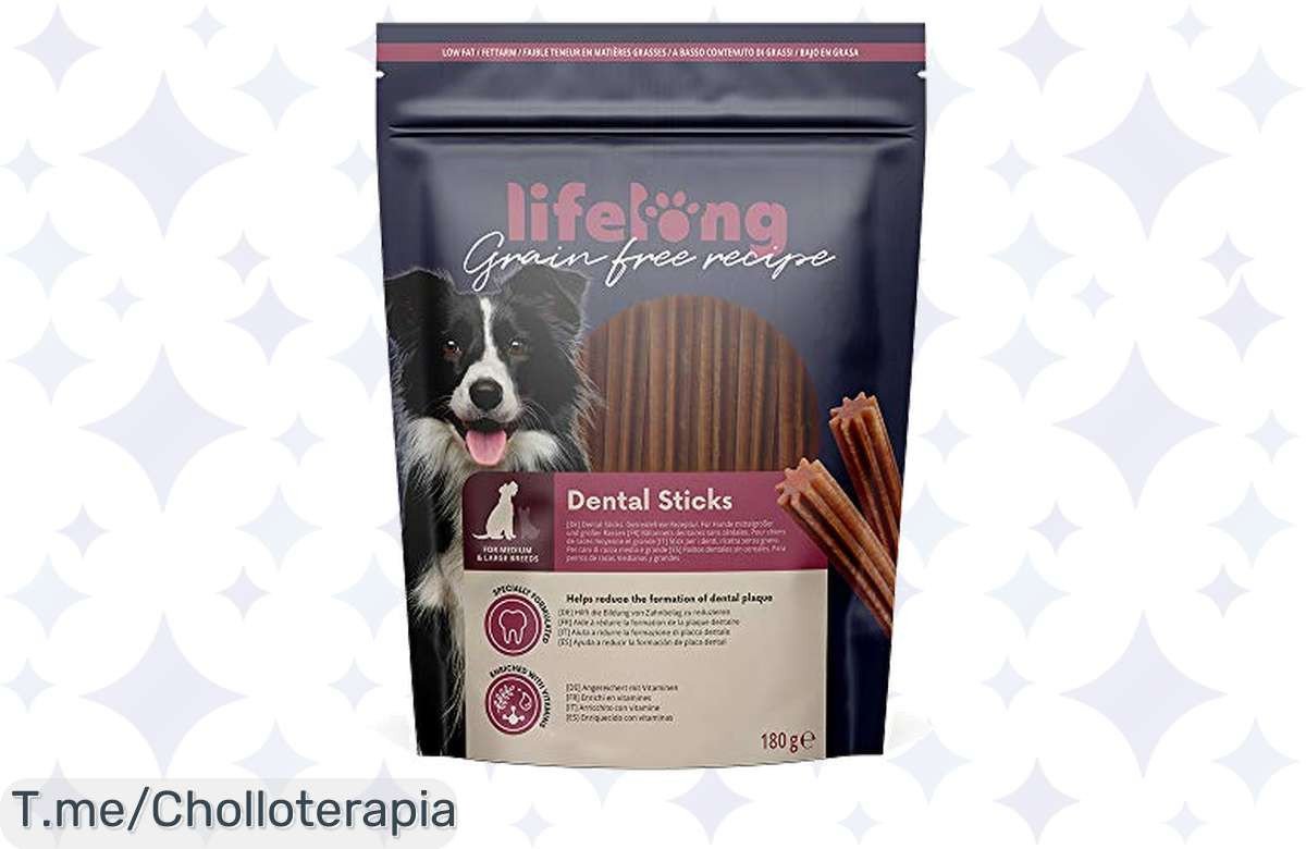 El chollazo para tu perro: Palitos dentales de pollo, sabor irresistible y antioxidantes naturales, ¡aprovecha este ofertón limitado y cuida su salud ahora!