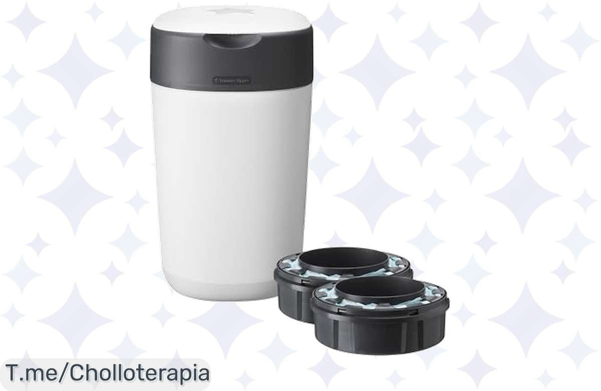 El ofertón de Tommee Tippee que transformará tu hogar: adiós malos olores y gérmenes con Twist & Click, el contenedor ecológico para 33 pañales