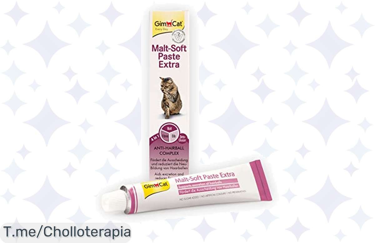 El secreto para decir adiós a las bolas de pelo: ¡GimCat MaltSoft Extra en oferta espectacular!