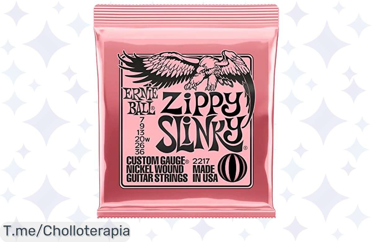 Eleva tu sonido con las Ernie Ball Zippy Slinky: cuerdas de lujo que transformarán tu música. Aprovecha este ofertón único y lleva tu tono al siguiente nivel ¡Compra ya!