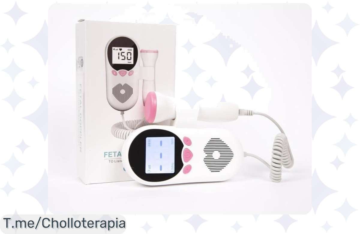 Escucha los latidos de tu bebé con nuestro Doppler Monitor, un super chollo que transformará tu embarazo. ¡No te quedes sin el tuyo, oferta limitada!