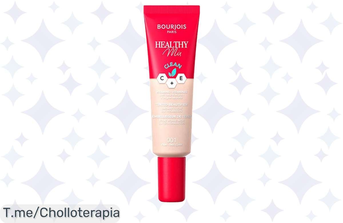 Haz que tu piel brille con Bourjois Healthy Mix Tinted Beautifier: ¡super chollo para un cutis radiante! No dejes pasar este ofertón, ¡stock limitado, actúa ya!