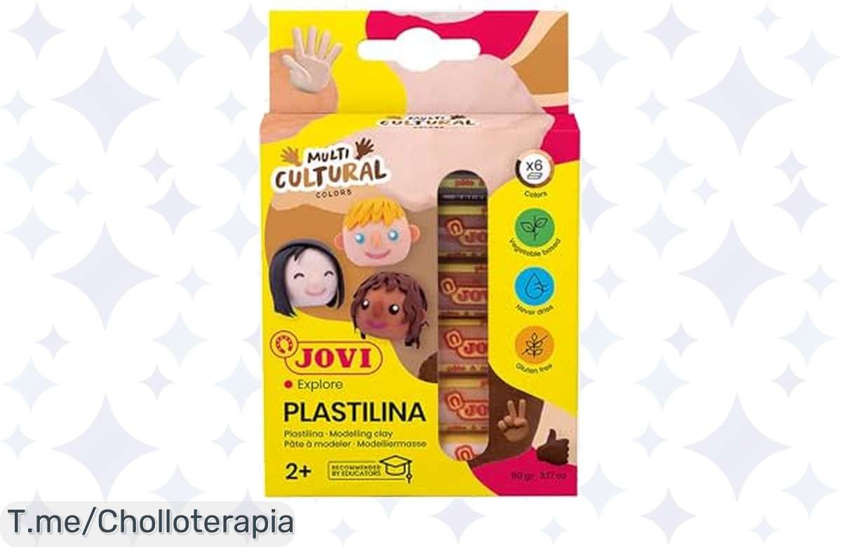 Haz que tus peques exploten su creatividad con el estuche de plastilina Jovi, ¡añádelas al carrito ahora antes que se acaben esas vibrantes tiras visibles!