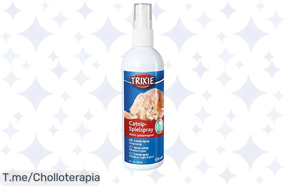 Haz sonreír a tu gato hoy mismo ¡Con El spray de catnip TRIXIE, hora de aprovechar este chollo mágico para jugar infinito! Compra antes de que se acabe