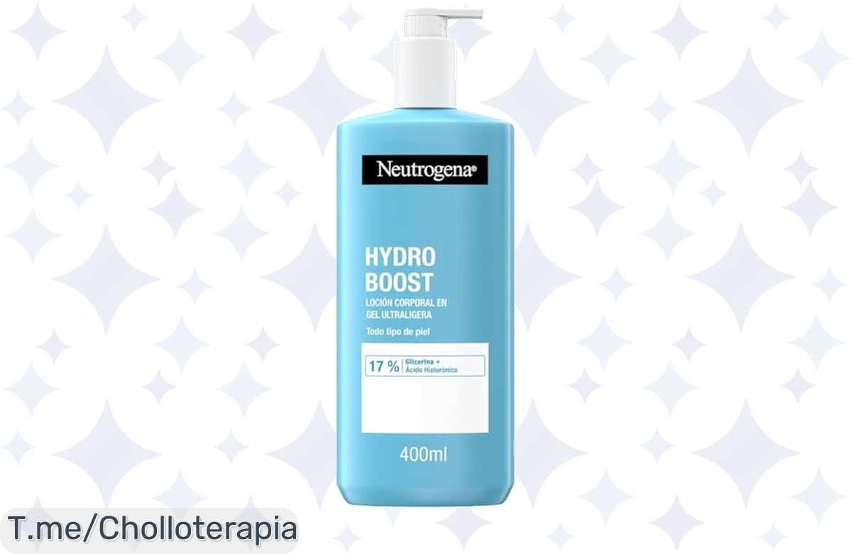 Hidrata tu piel al instante con el super chollo de Neutrogena Hydro Boost: gel ultraligero que rejuvenece tu cuerpo. ¡Compra ahora y aprovecha esta oferta nunca vista!