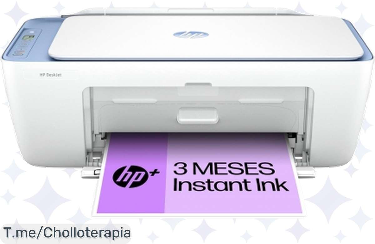 Impresora HP DeskJet 2822e regalá: oferta exclusiva y limitada, ¡no la dejes escapar!