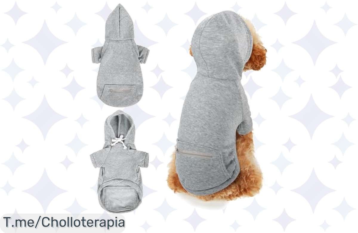 La sudadera de forro polar más suave y elegante para tu perro está a un precio loco, es un super chollo que no puedes dejar pasar. ¡Compra ya antes de que se agote!