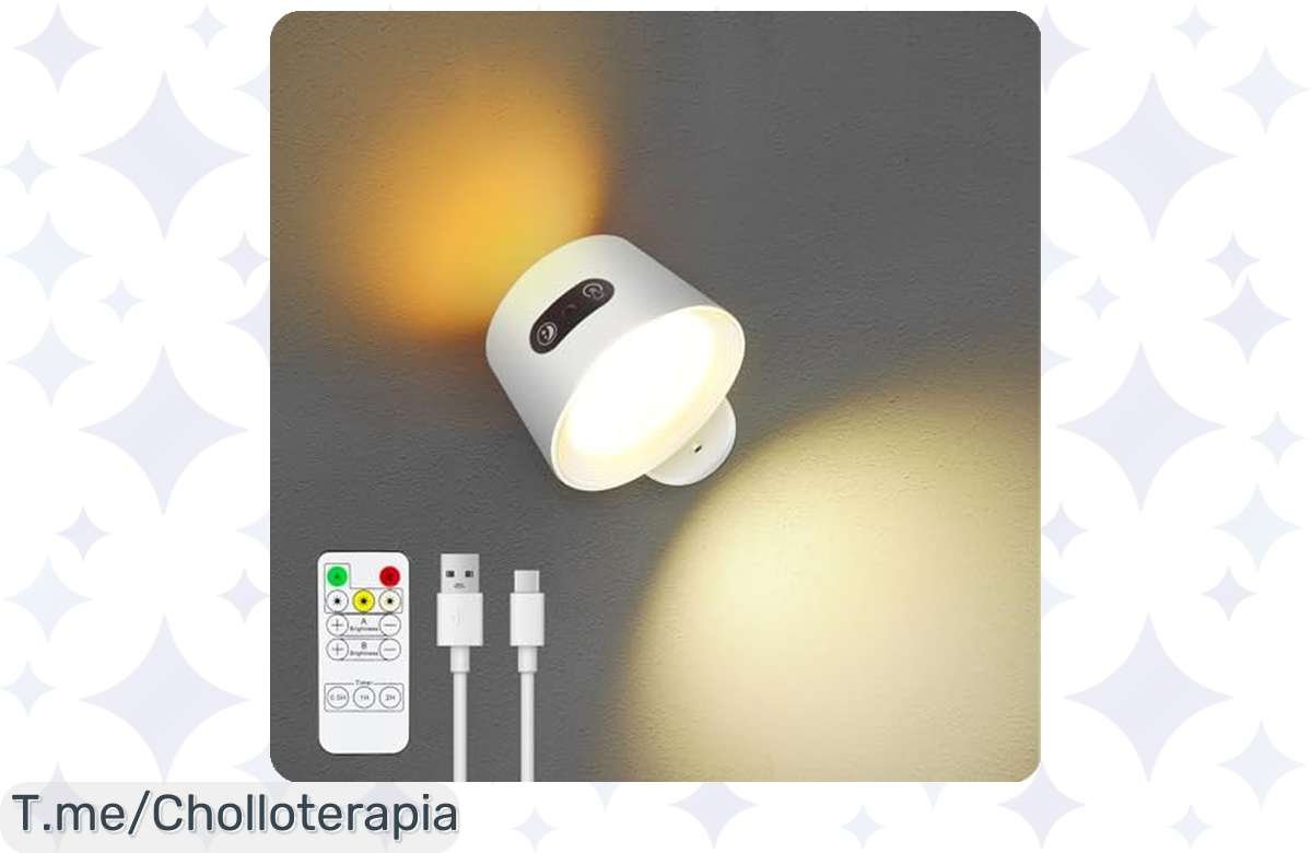 Lámpara LED de pared: Ilumina tu espacio y ahorra, ¡compra ya antes de que vuele!