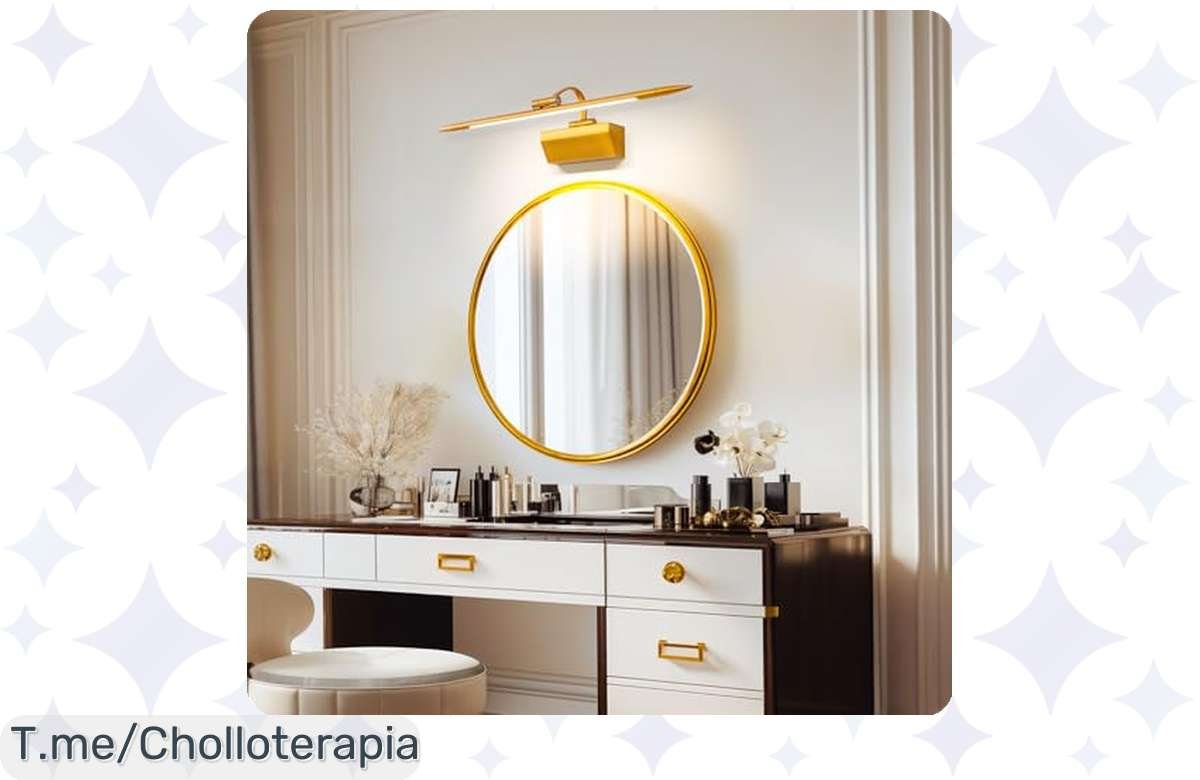 Lámpara giratoria de espejo 12W: ¡Oferta exclusiva de ahorro energético!