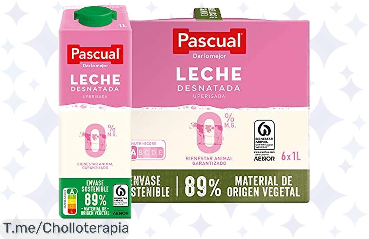 Leche desnatada Pascual: Calidad premium, ¡precio de locura!