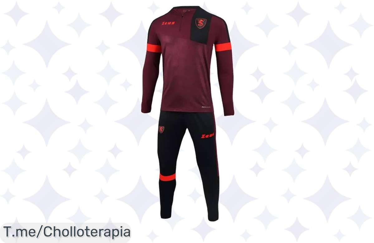 Lleva tu afición al siguiente nivel con el chándal US Salernitana 1919 Zeus, un ofertón que te hará sentir la pasión del fútbol. ¡Compra ahora y no te quedes sin el tuyo!