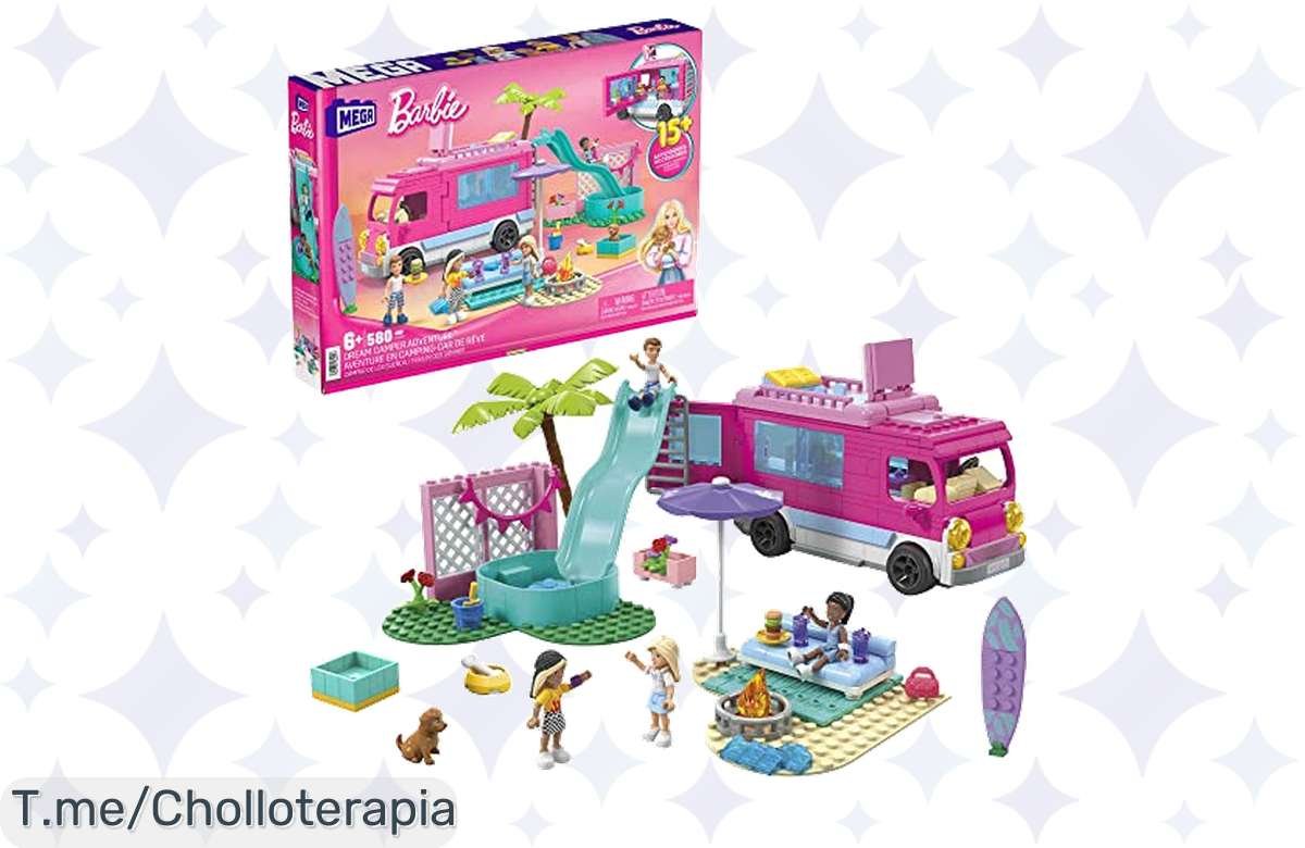 Mega Construx Barbie: 580 bloques de diversión a un precio de locura