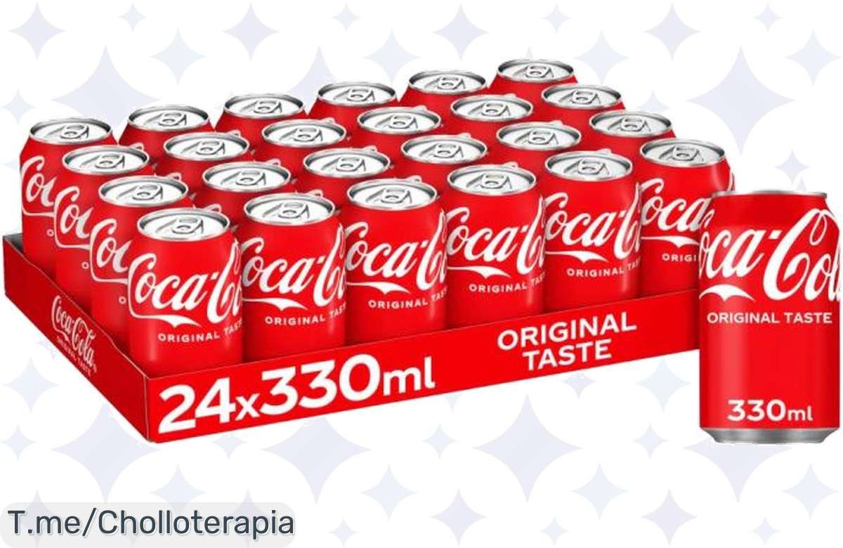 Mega ganga: 24 latas de CocaCola Original/Zero a un precio ridículo, ¡no te lo pierdas!