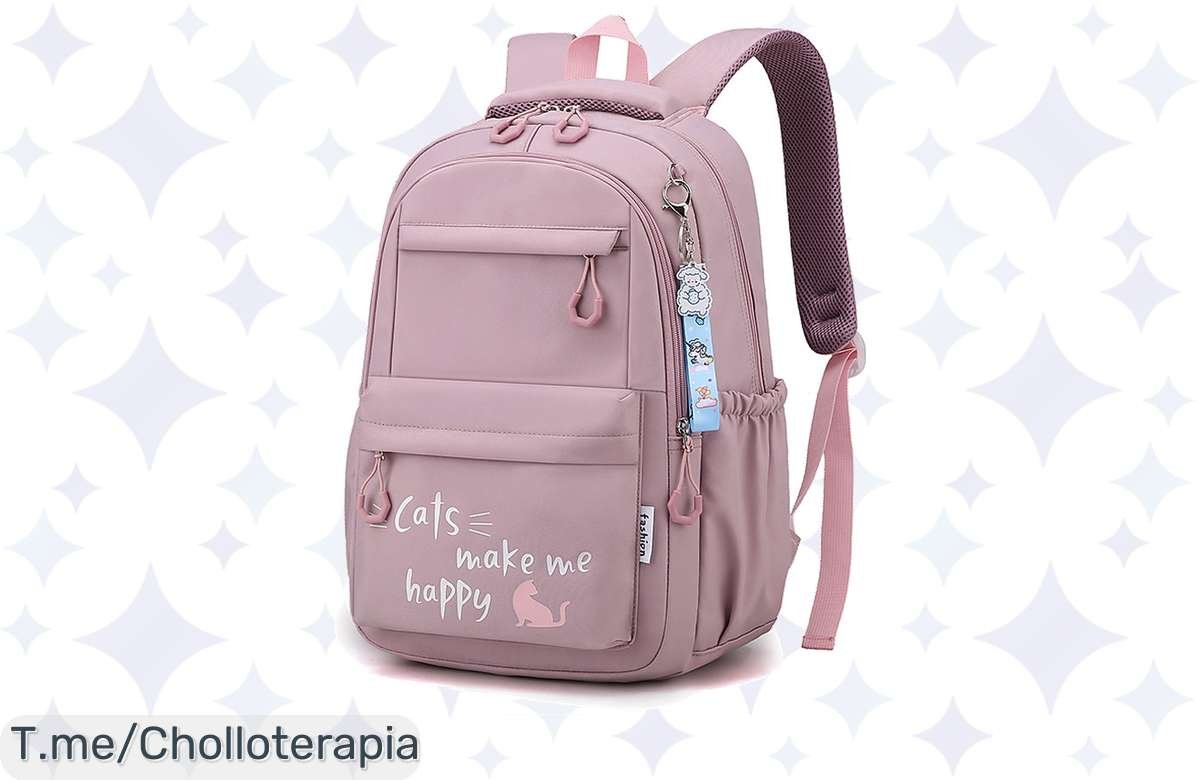 Mochila Kawaii Fengdong: Circuito de buen rollo activo, es tu oportunidad única para tener estilo y comodidad, ¡no te quedes sin la tuya antes de que vuele!