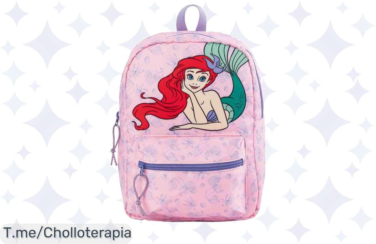 Mochila Spiderman/Ariel: ¡Haz feliz a tu peque con la mochila más cómoda!