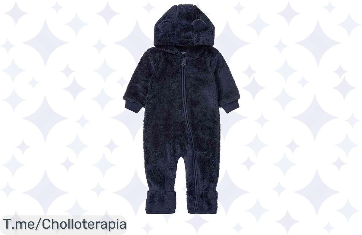 Mono polar para bebé con orejitas CutePal: suavidad y ternura en sesión prevenidos contra el frío ¡Ofertón Pirulos sólo HOY! ¡Dale a tu bebé el plazo ri en alegría llenar!