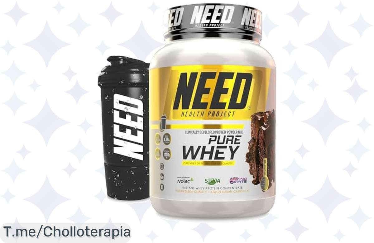Músculos de acero: Proteína Whey + Shaker gratis y descuento irresistible. ¡Corre que vuela!