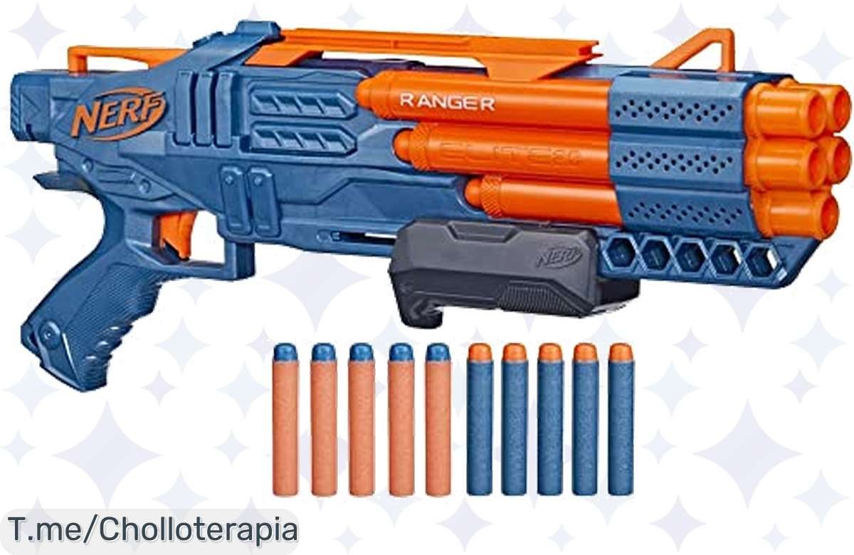 Nerf Elite 2.0 a precio de locura: ¡lanza 5 dardos y deja boquiabiertos!