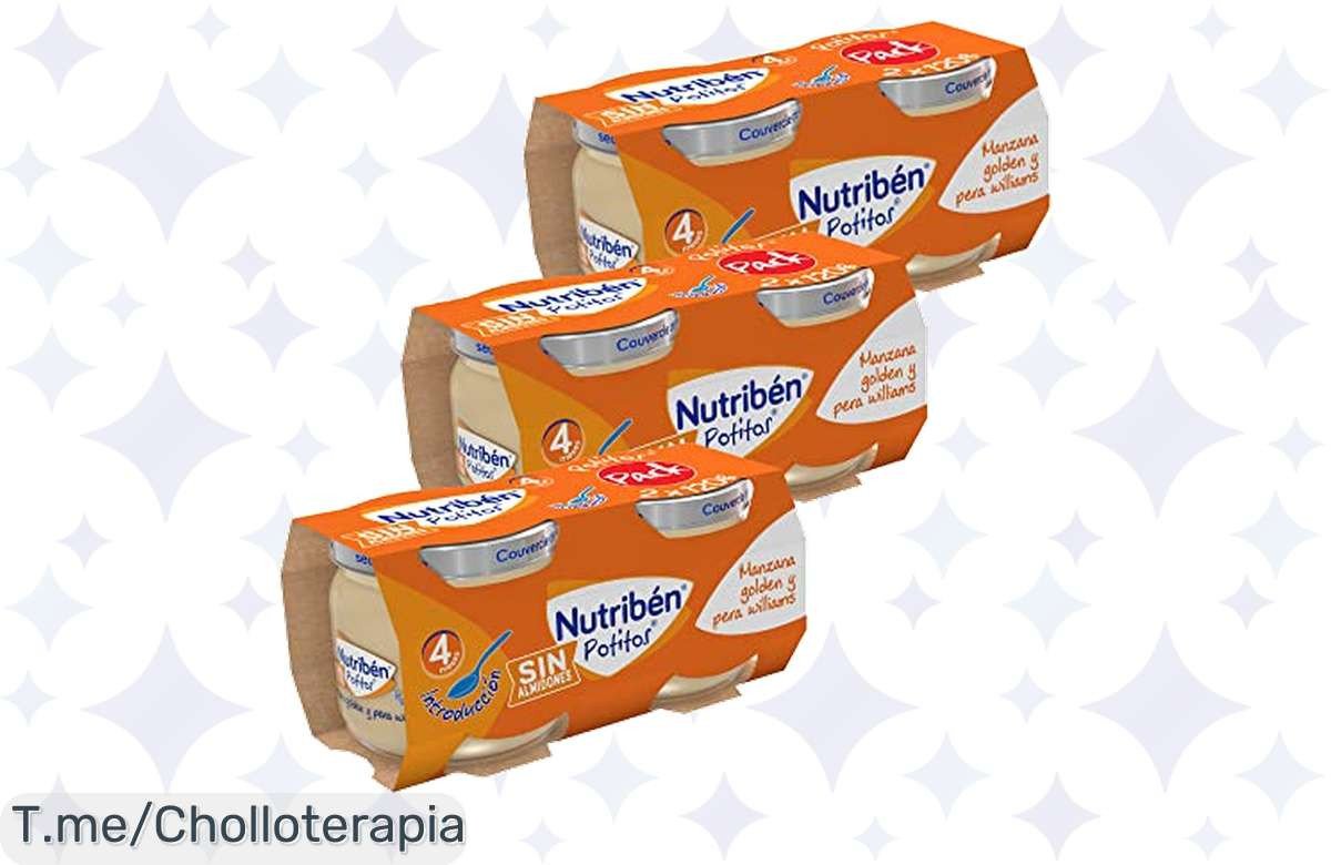 No dejes escapar este chollazo: Potitos Nutribén sin azúcares añadidos, ¡perfectos para tu bebé y su desarrollo! ¡Aprovecha la oferta ahora!