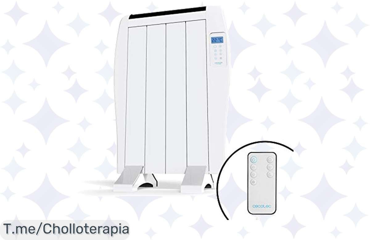 No dejes escapar este chollazo: Radiador Cecotec listo para calentar tus espacios con mando a distancia y diseño ultrafino, ¡aprovecha ya esta oferta!