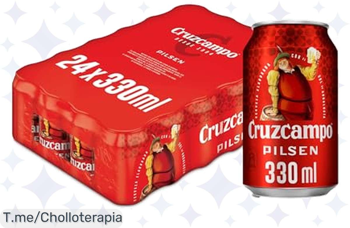 No pierdas la oportunidad de disfrutar del chollazo de Cruzcampo: 24 latas de frescura y sabor, ¡hazte con este oferta única antes que se agote y brinda con estilo!
