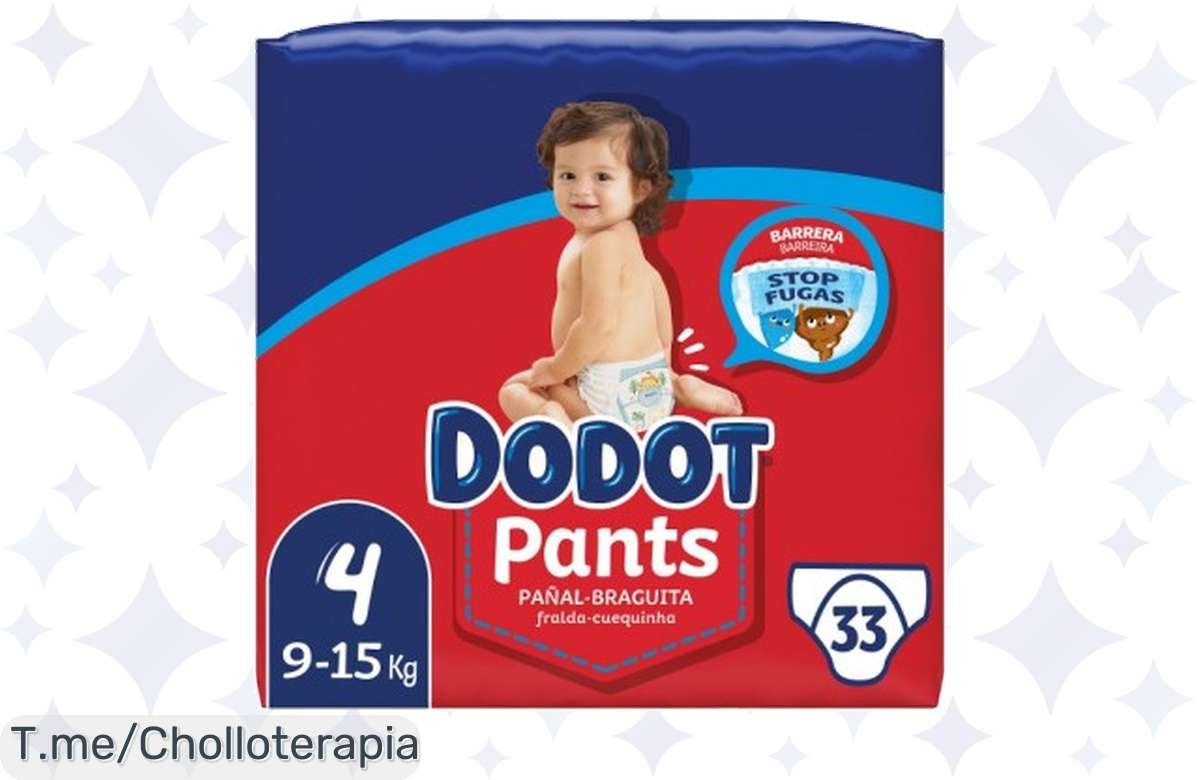 Oferta Flash: Dodot Pants Talla 4 con ajuste 360° a precio de risa – ¡Corre!