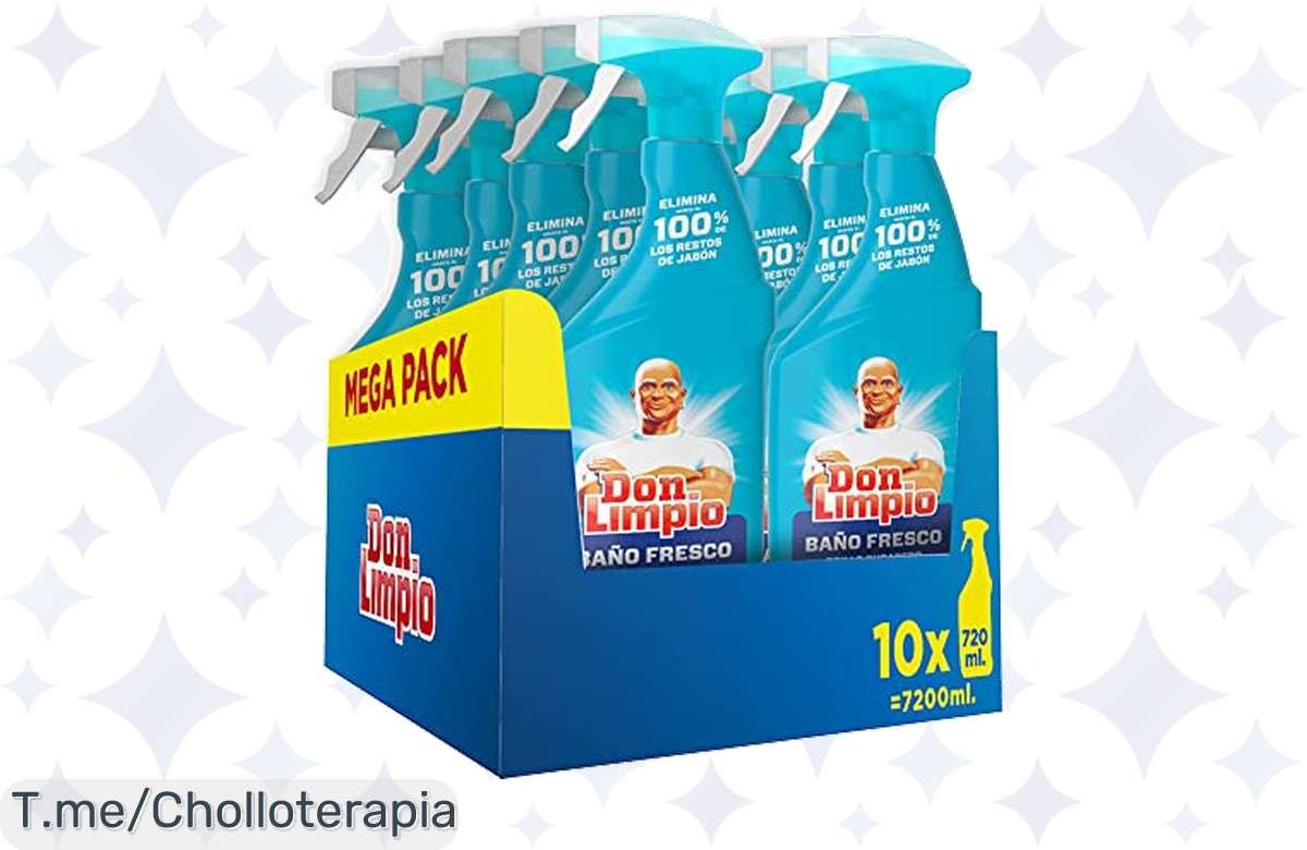 Oferta Flash: Don Limpio Baño Acaba con el Jabón, ¡Precio de Locura!