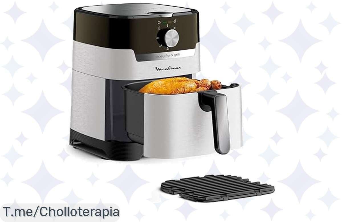 Oferta bomba: Freidora de aire 2 en 1 con 16 programas y recetas alucinantes ¡Solo por poco tiempo!