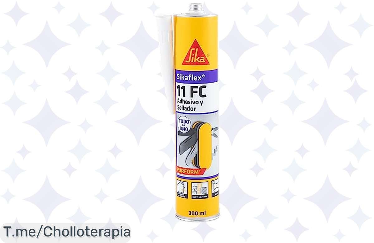 Oferta loca: Sikaflex 11 FC, el adhesivo todoterreno a precio de ganga, ¡no te lo pierdas!
