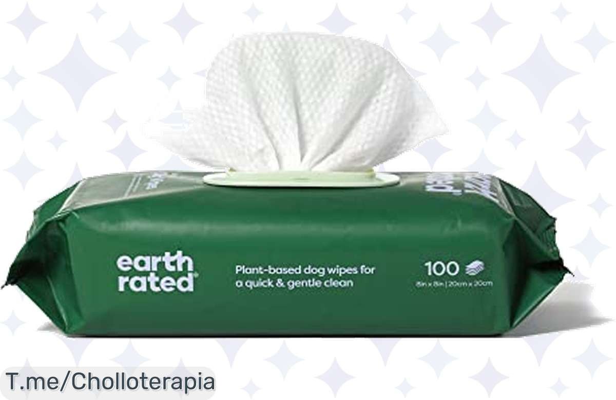 Ofertón en toallitas húmedas para perros: controla olores y cuida a tu peludo con este chollo a base de plantas. ¡No dejes pasar este precio loco, compra ya antes de que se agote!